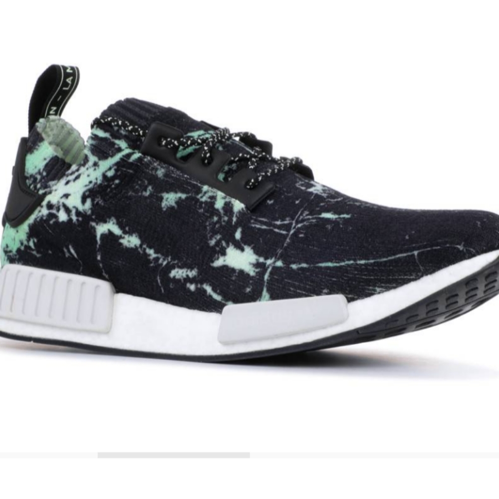 Adidas NMD R1 mint marble sneakers